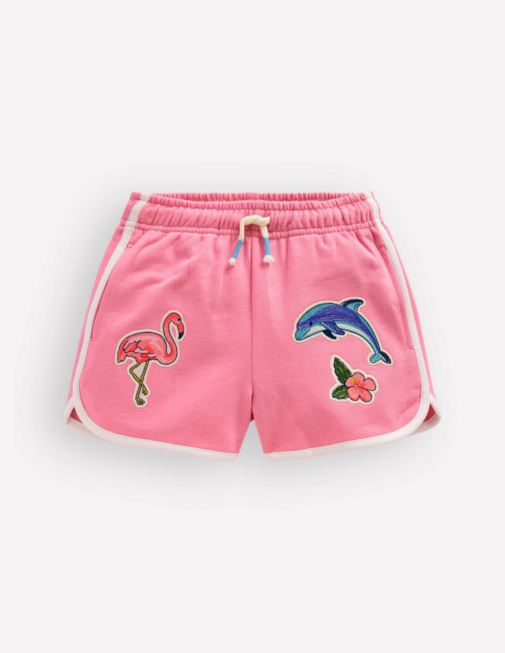 Jersey Boxing Short-Bubblegum Pink Badges / Boden Sale