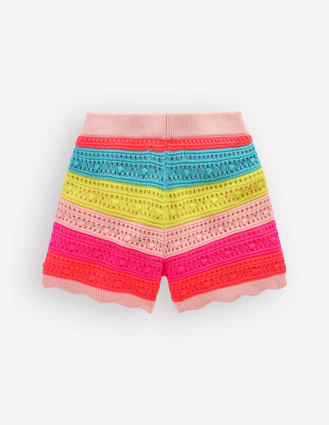 Knitted Shorts-Neon Multi Stripe / Boden Online