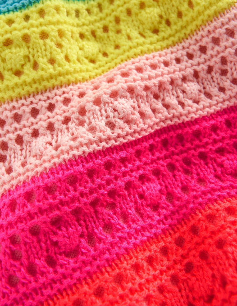 Knitted Shorts-Neon Multi Stripe / Boden Online