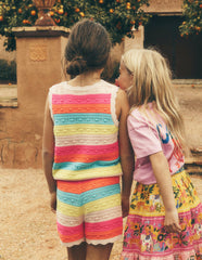 Knitted Shorts-Neon Multi Stripe / Boden Online