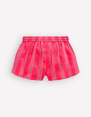 Pull-on Woven Shorts-Formica Pink Stripe / Boden Outlet
