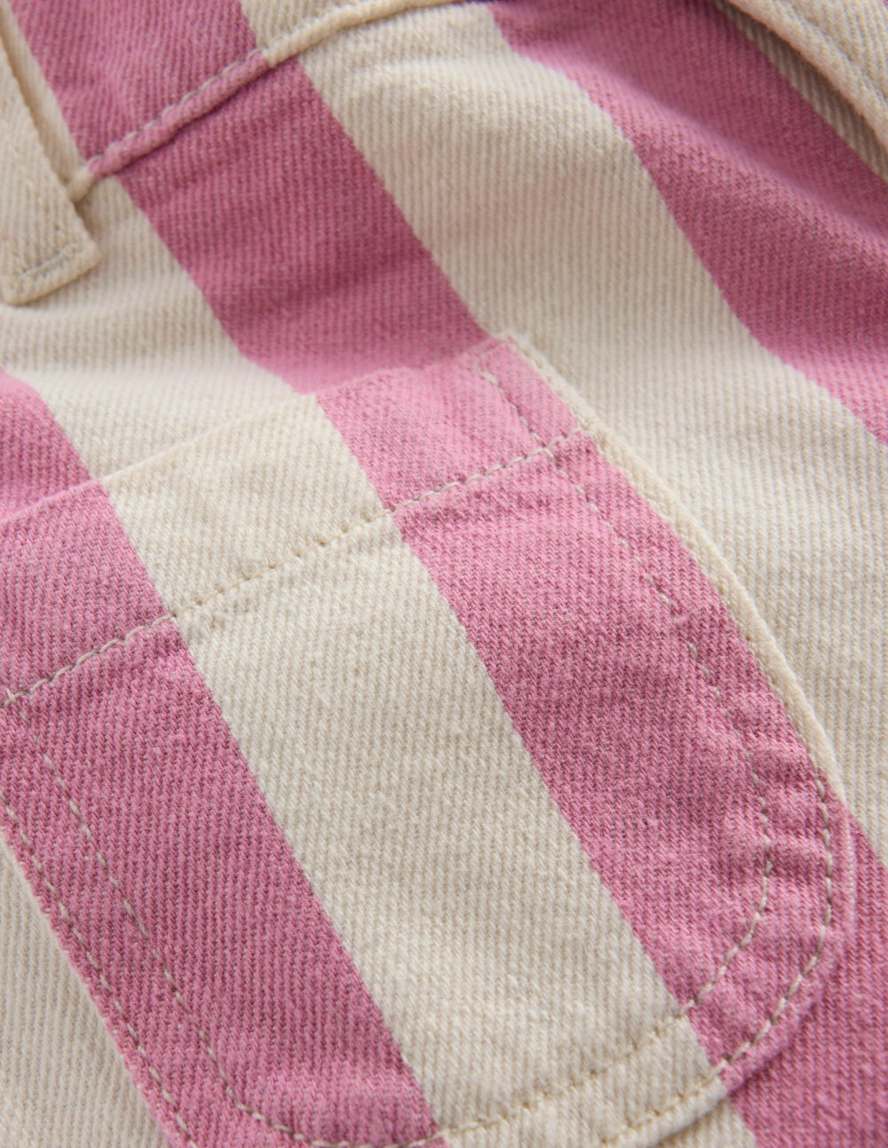 Patch Pocket Shorts-Pink Stripe / Boden us