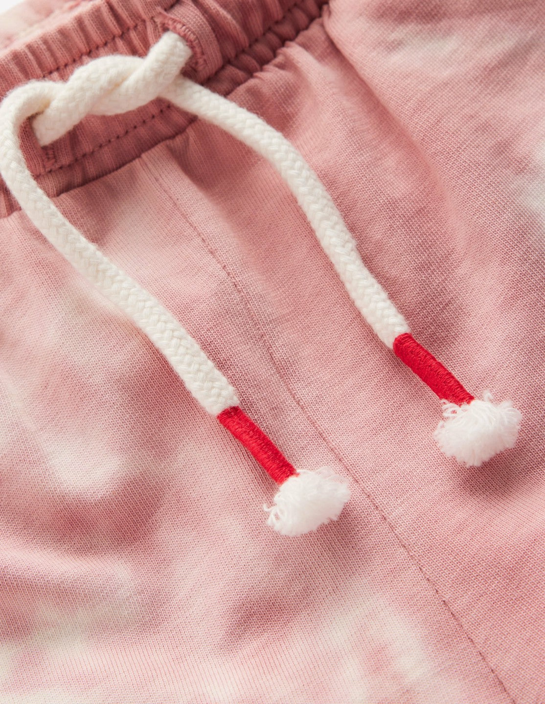 Tie Dye Logo Shorts-Vintage Pink / Boden Sale