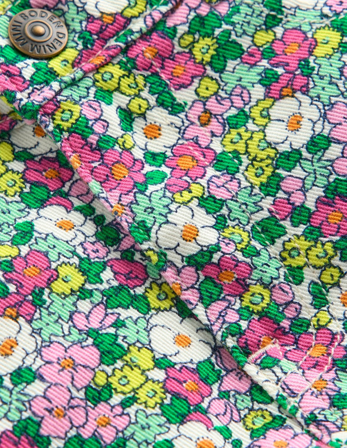 Denim Shorts-Multi Summer Flowerbed / Boden Online