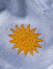 Jersey Boxing Short-Blue Embroidered / Boden Sale