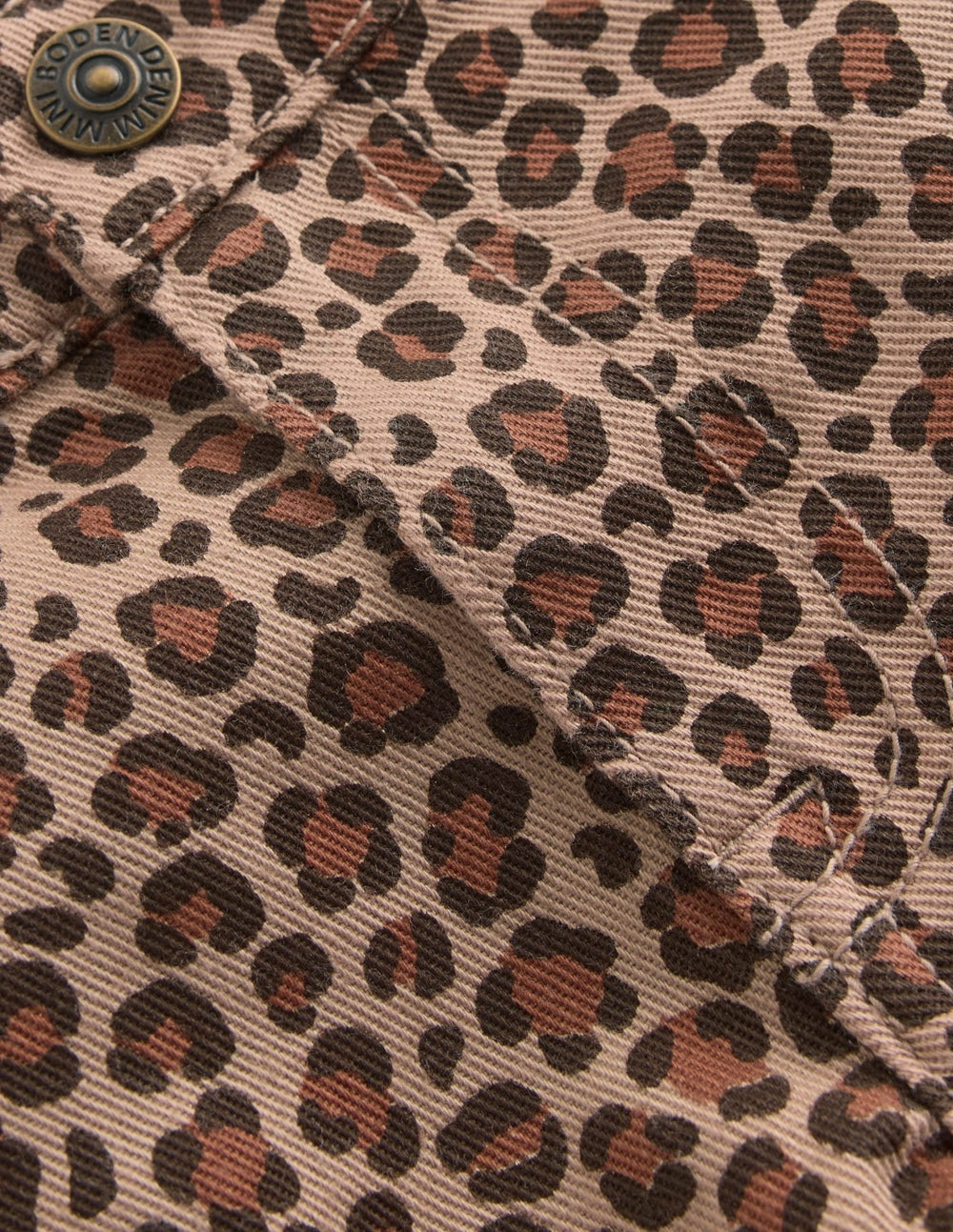 Denim Shorts-Leopard / Boden Outlet