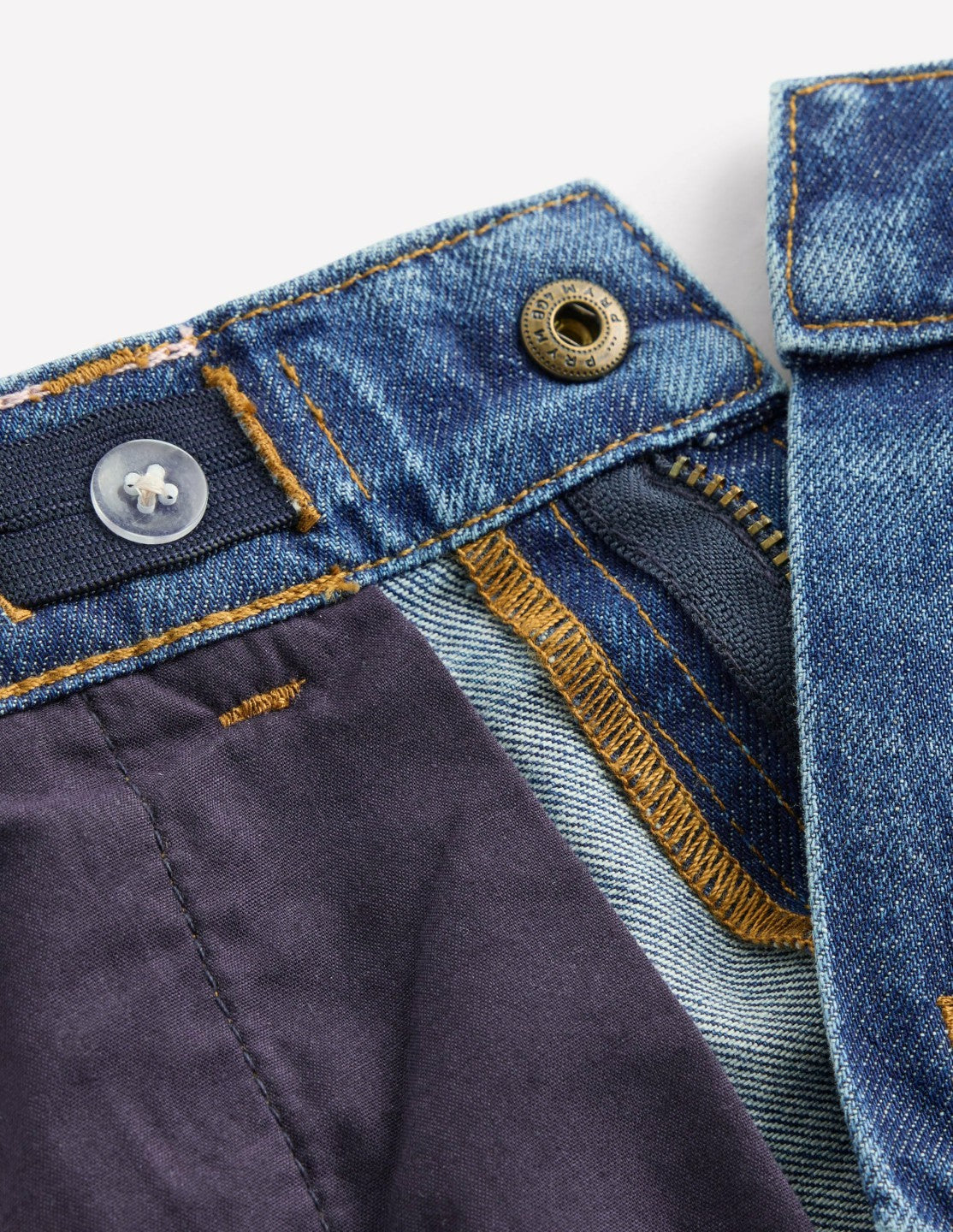 Long Denim Shorts-Mid Vintage Denim / Boden us