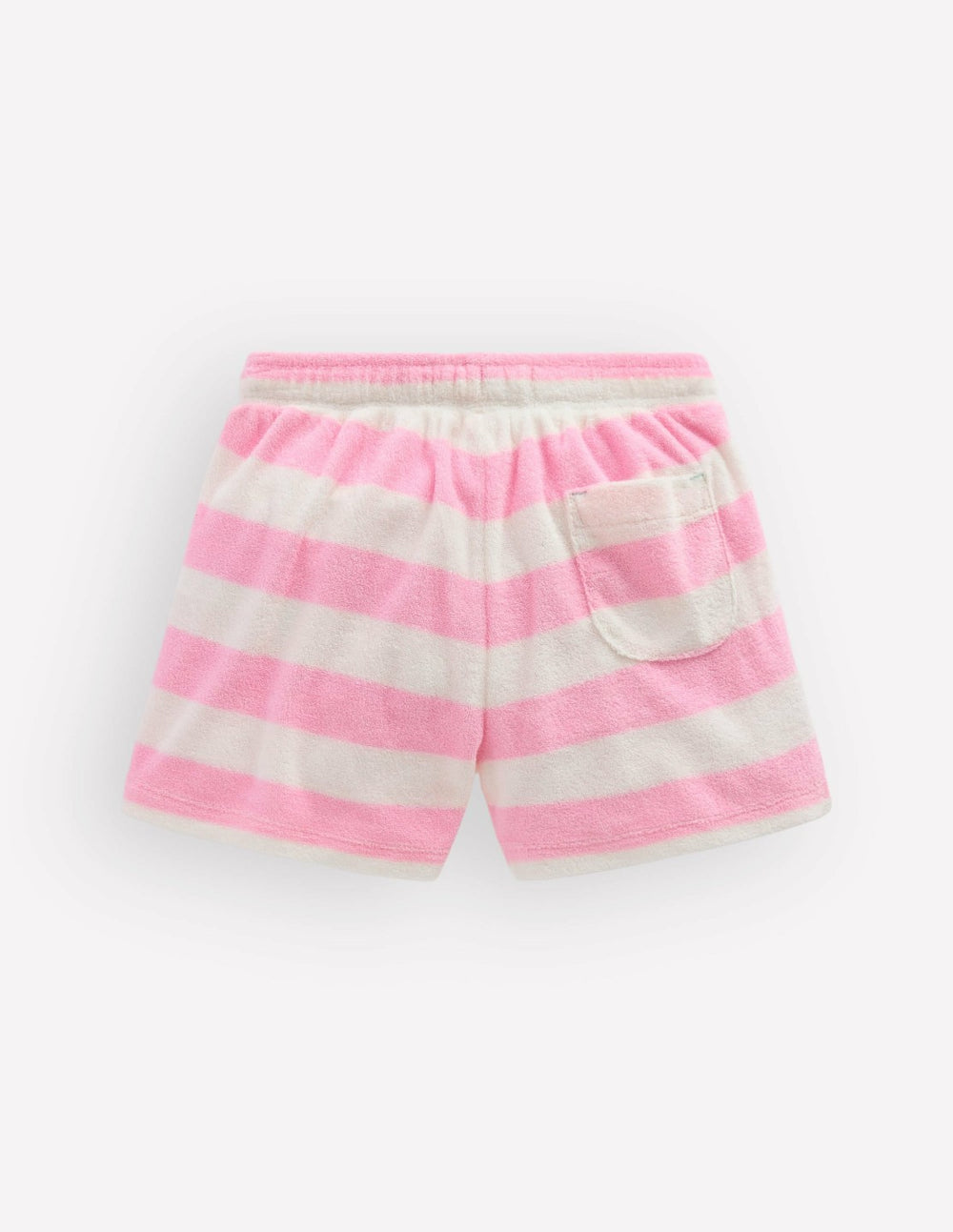 Patch Pocket Towelling short-Spring Blossom Pink Stripe / Boden Sale