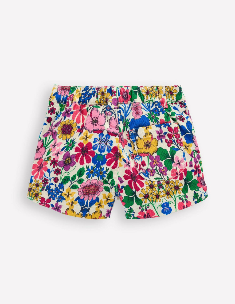 Patch Pocket Shorts-Multi Rainbow Floral / Boden Online