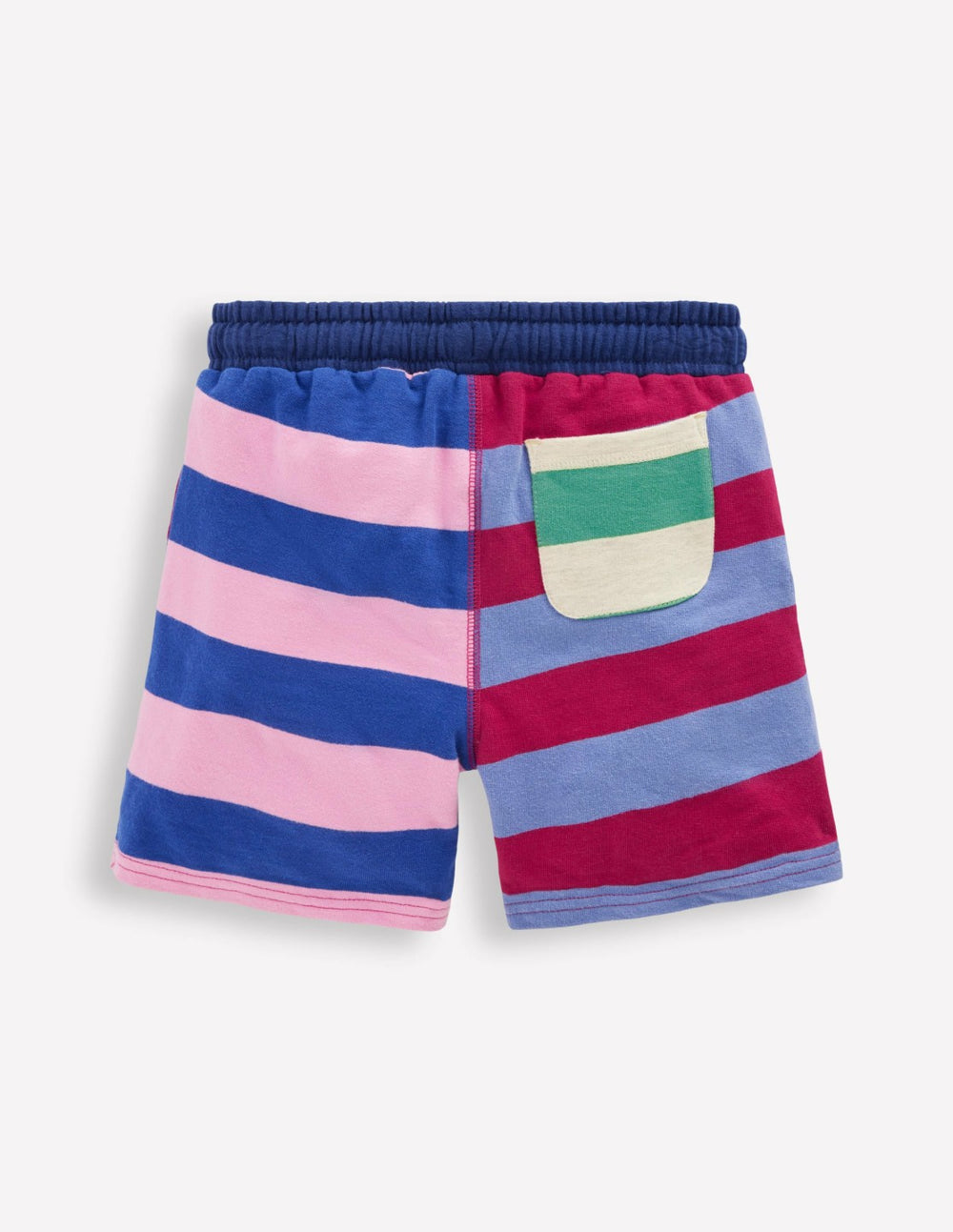 Printed Jersey Shorts-Multi Hotch Potch Stripe / Boden Online