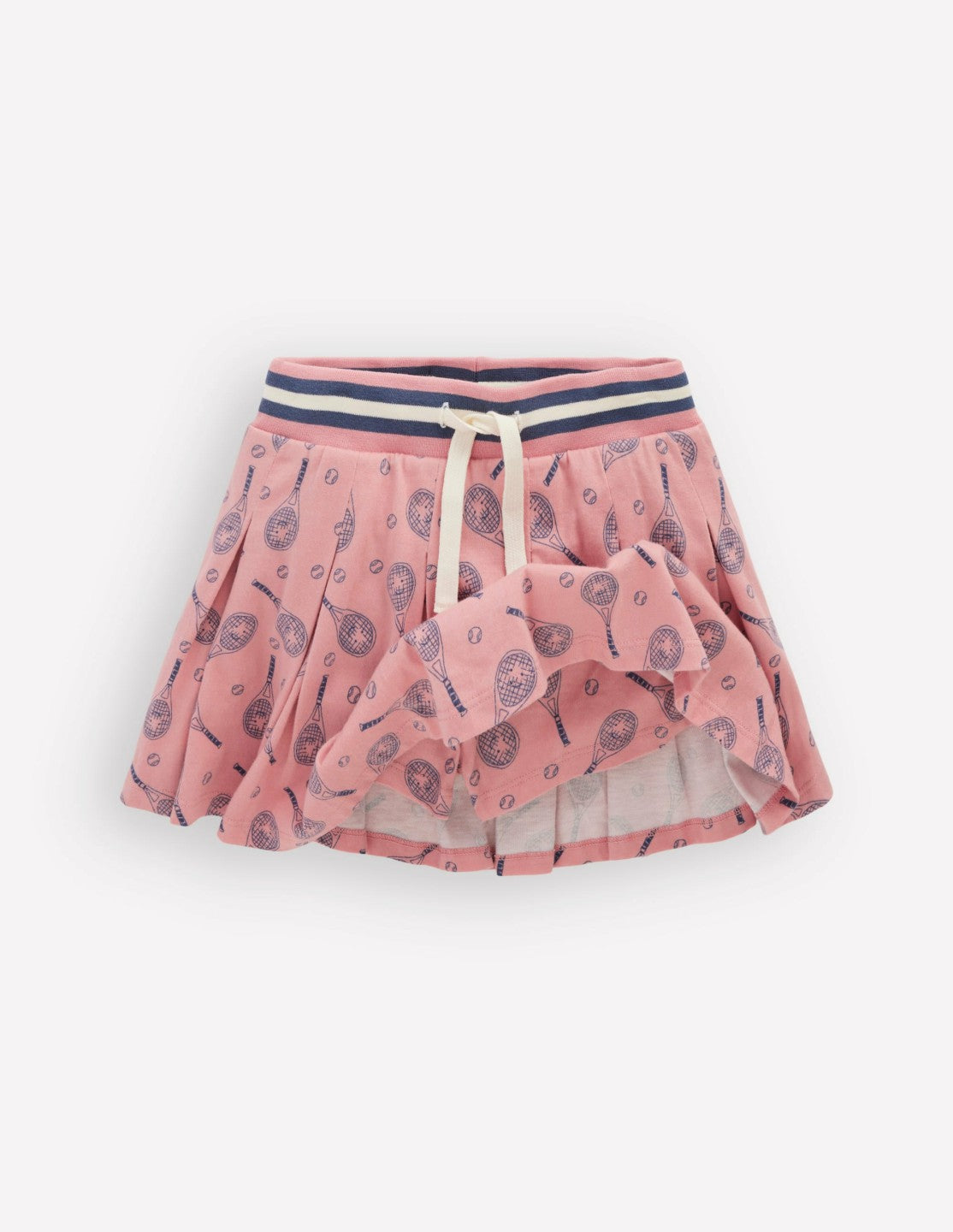 Pleated Jersey Skort-Pink Tennis / Boden On sale