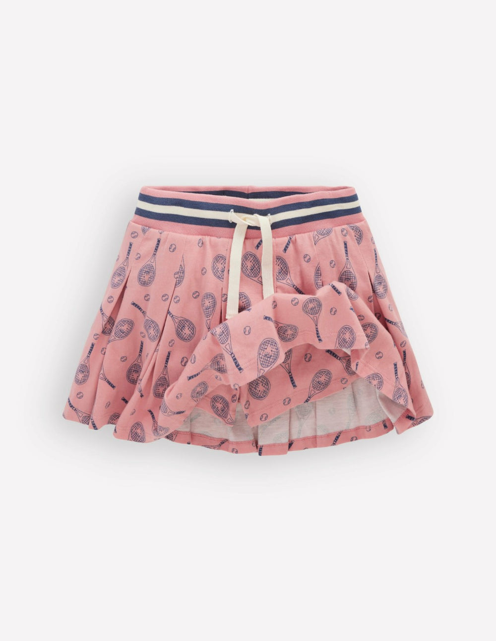 Pleated Jersey Skort-Pink Tennis / Boden On sale