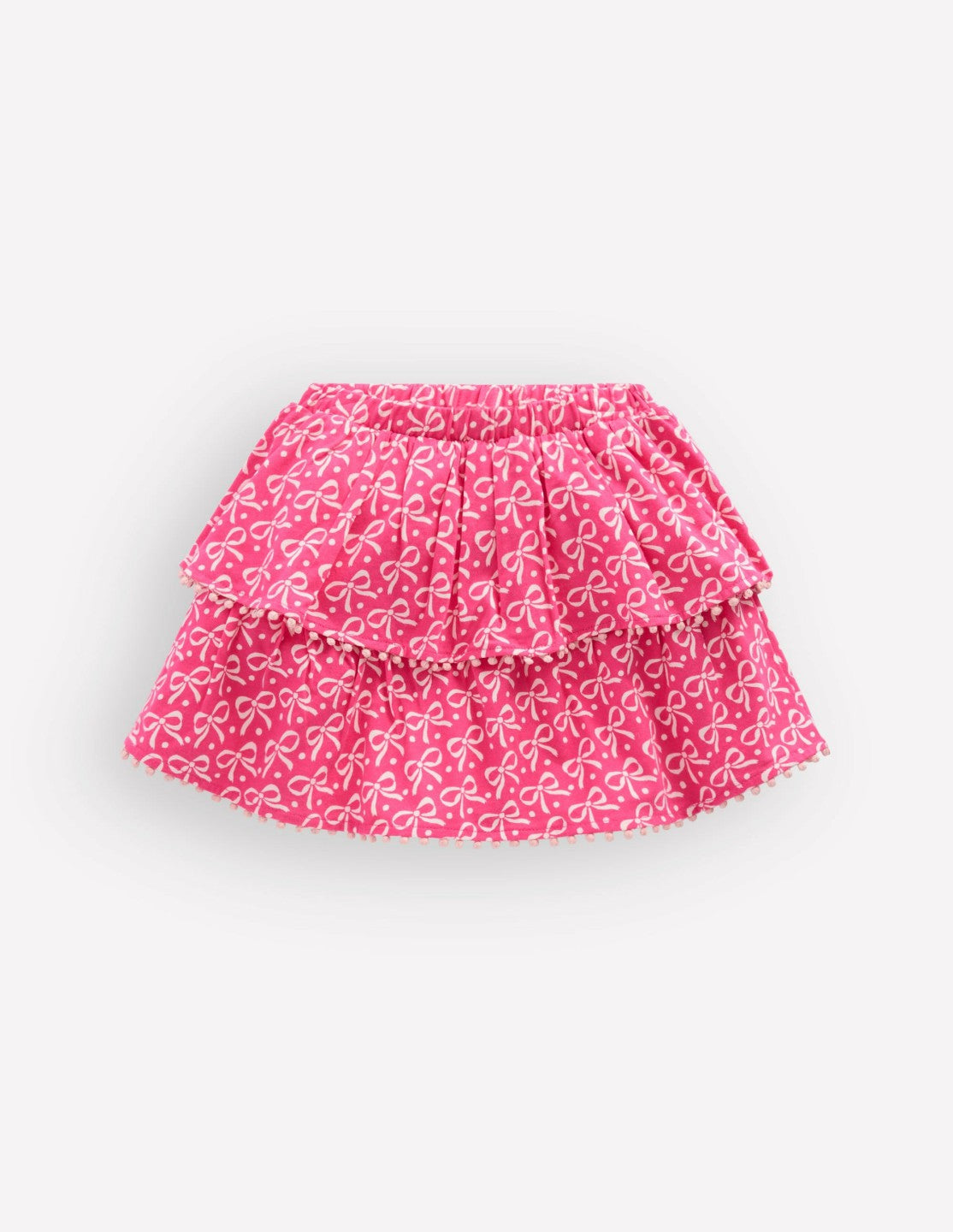 Ruffle Jersey Skort-Pink Ribbon / Boden On sale