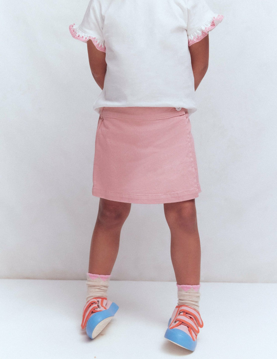 Wrap Woven Skort-Pink / Boden