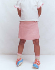 Wrap Woven Skort-Pink / Boden