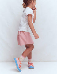Wrap Woven Skort-Pink / Boden
