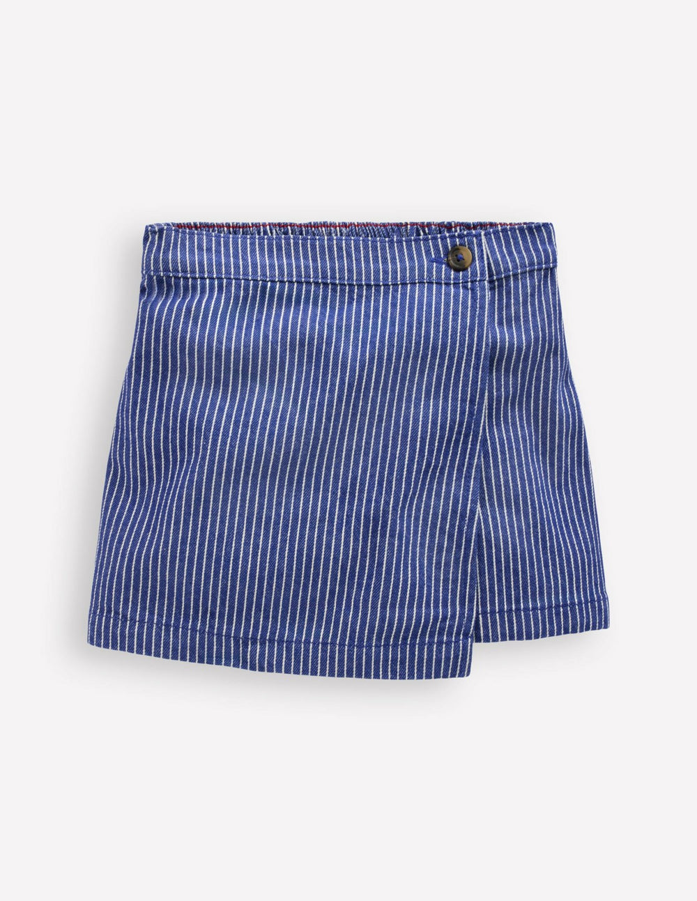 Wrap Woven Skort-Sapphire Blue/ Ivory Stripe / Boden Outlet