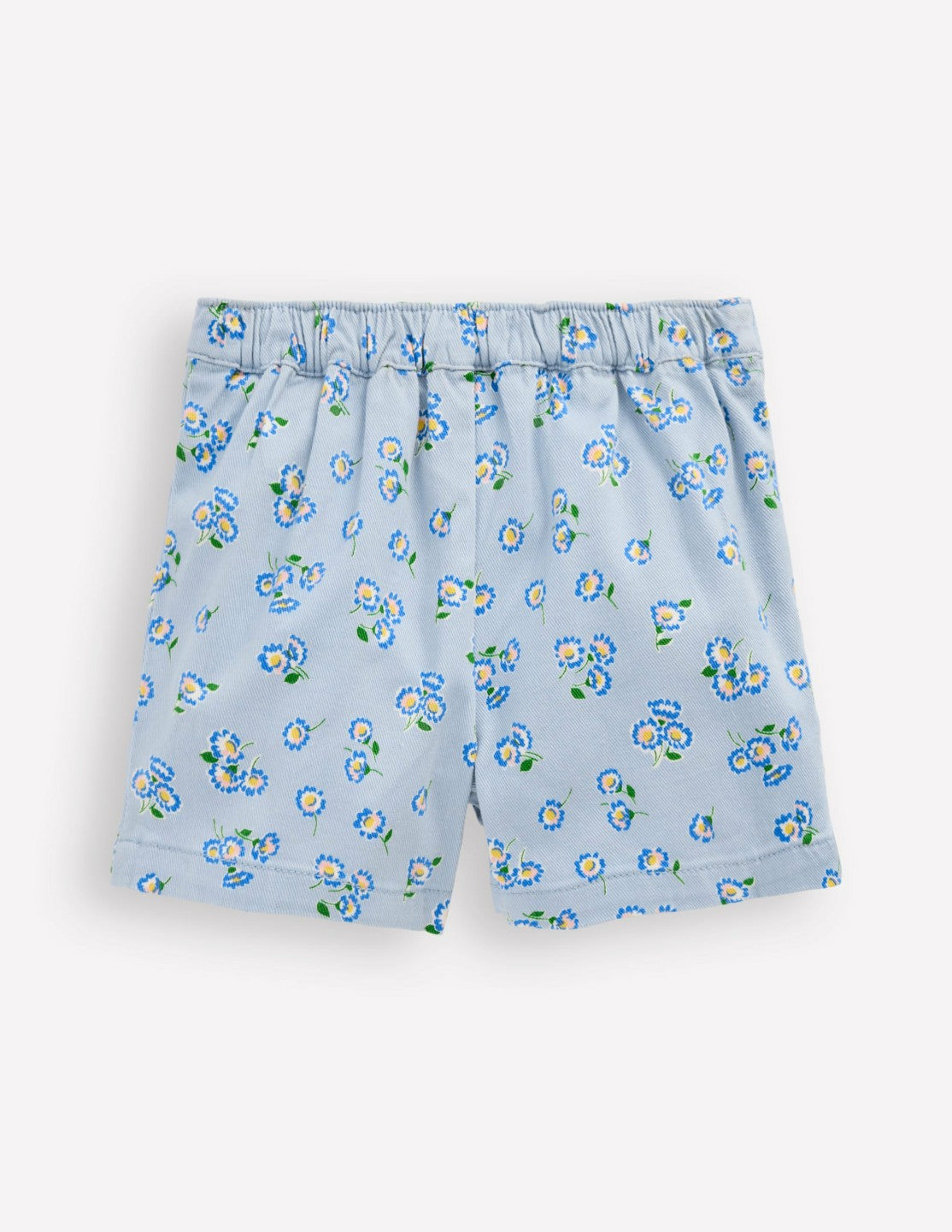 Wrap Woven Skort-Misty Blue Daisy / Boden Discount