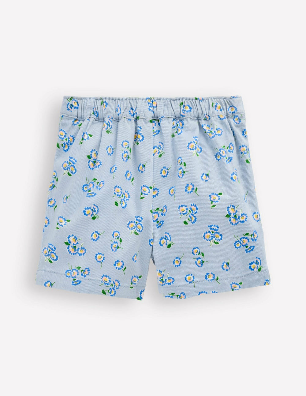 Wrap Woven Skort-Misty Blue Daisy / Boden Discount