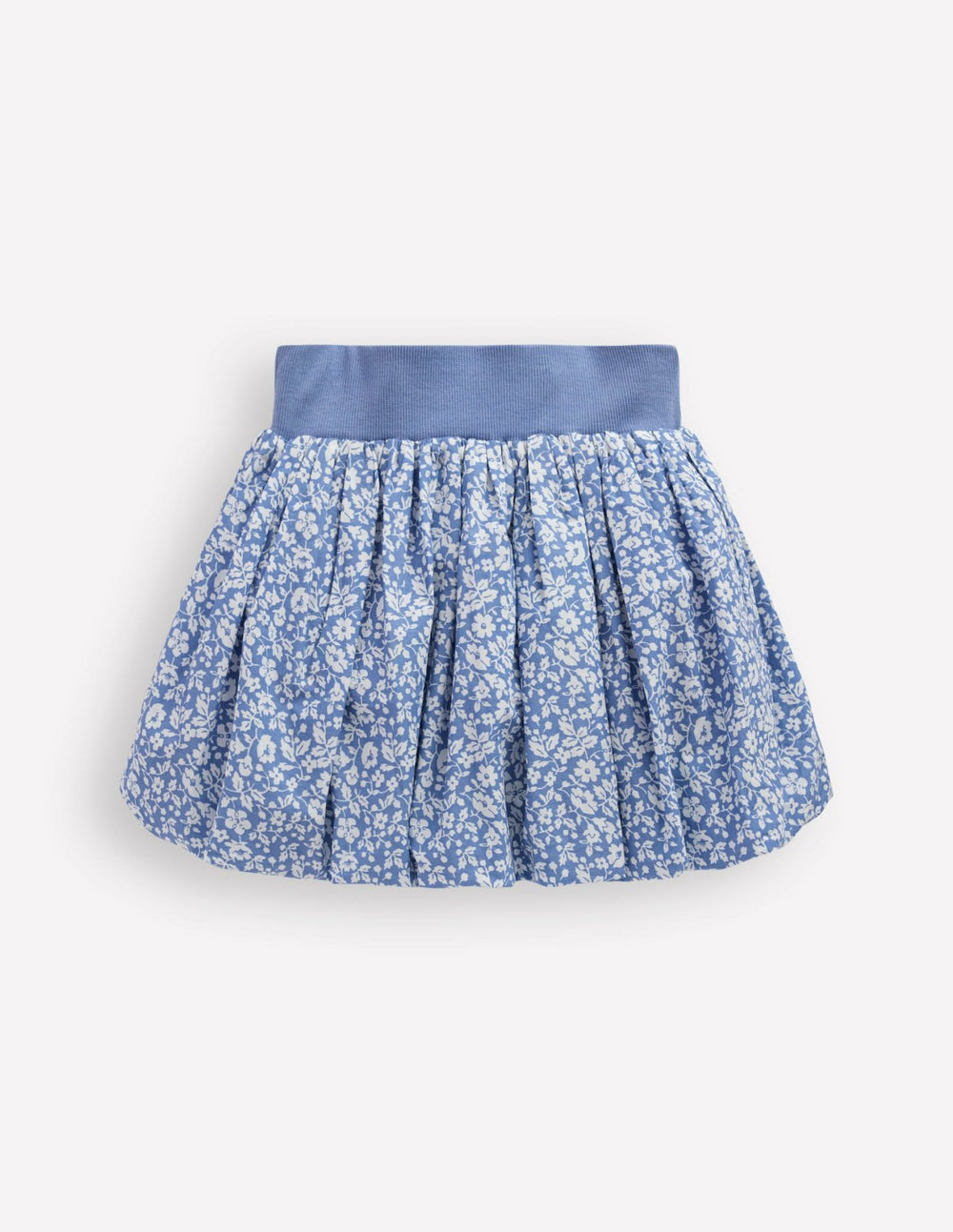 Bubble Hem Skirt-Wave Blue Vintage Ditsy Floral / Boden Sale