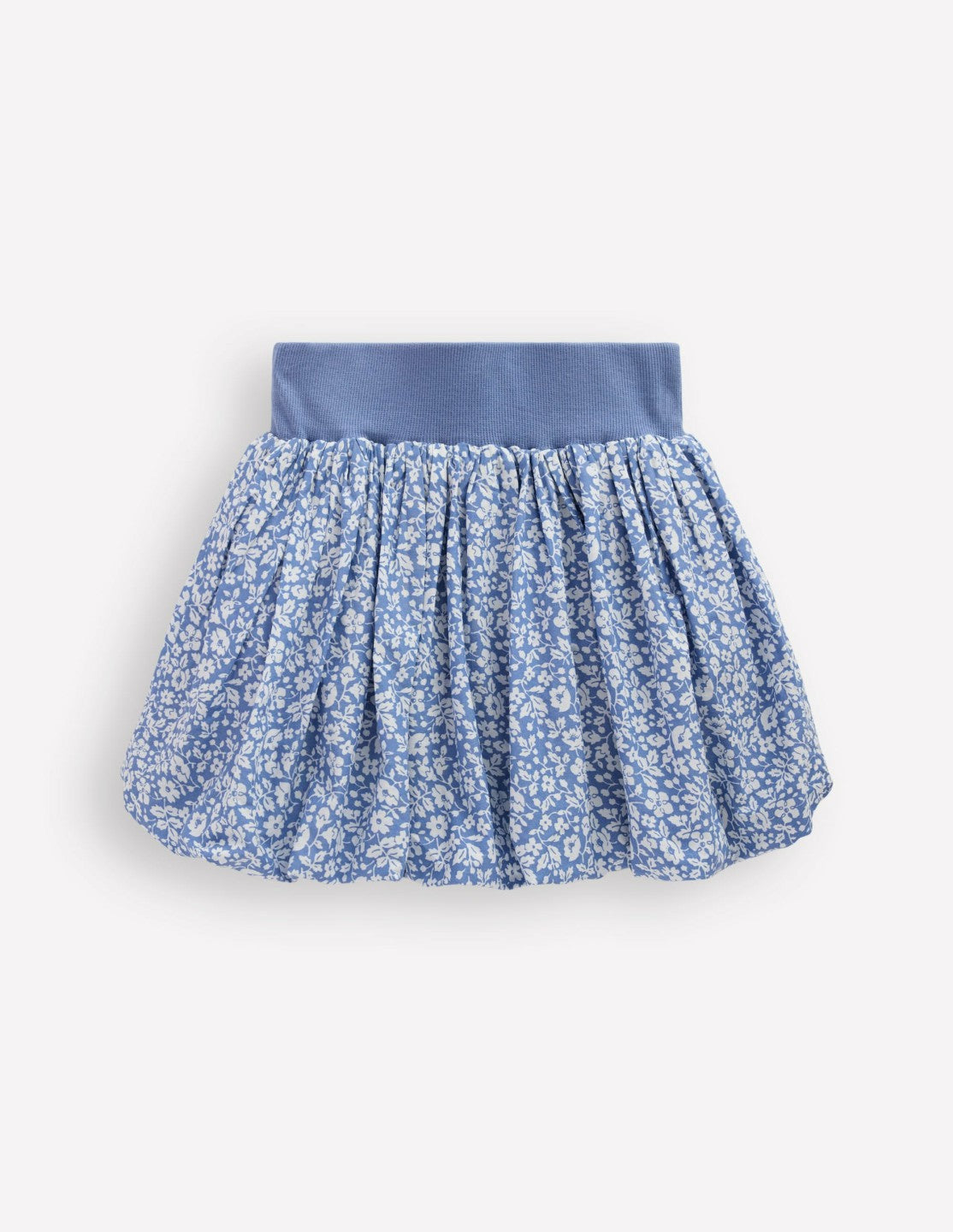Bubble Hem Skirt-Wave Blue Vintage Ditsy Floral / Boden Sale