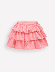 Ruffle Tiered Skirt-Pale Pink Ballet Shoes / Boden Online