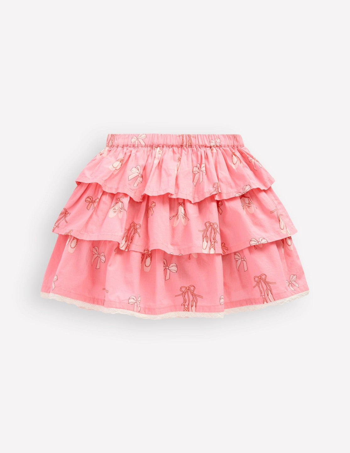 Ruffle Tiered Skirt-Pale Pink Ballet Shoes / Boden Online