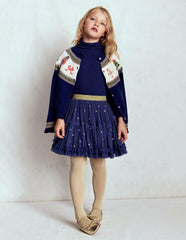 Interest Tulle Skirt-Navy Stars / Boden Outlet