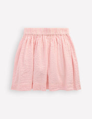 Applique Pocket Skirt-Cosmos Pink Daisy Chain / Boden Discount