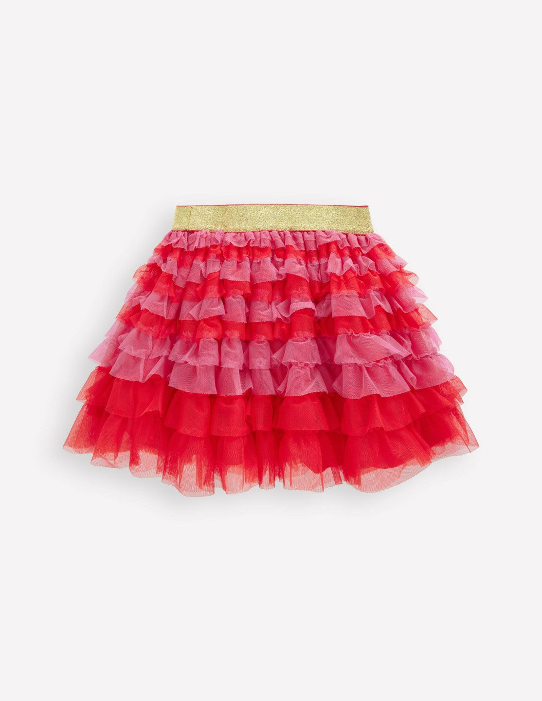 Tiered Tulle Skirt-Raspberry Pink / Boden Online