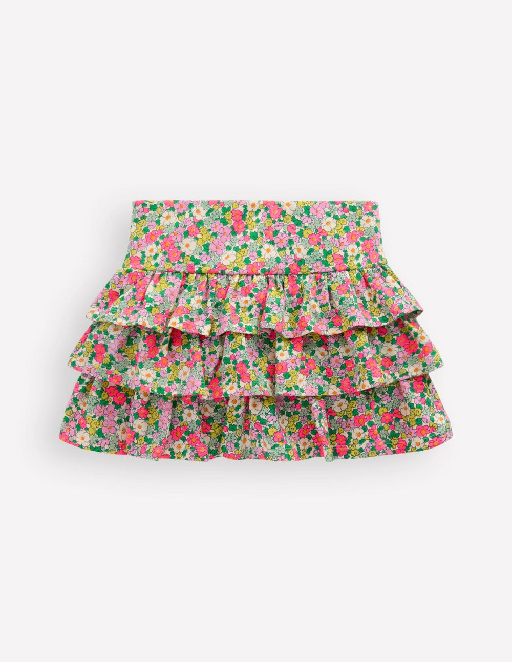 Frill Jersey Skort-Multi Summer Flowerbed / Boden Discount