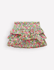 Frill Jersey Skort-Multi Summer Flowerbed / Boden Discount