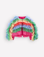 Rainbow Tulle Jacket-Multi Rainbow / Boden Sale
