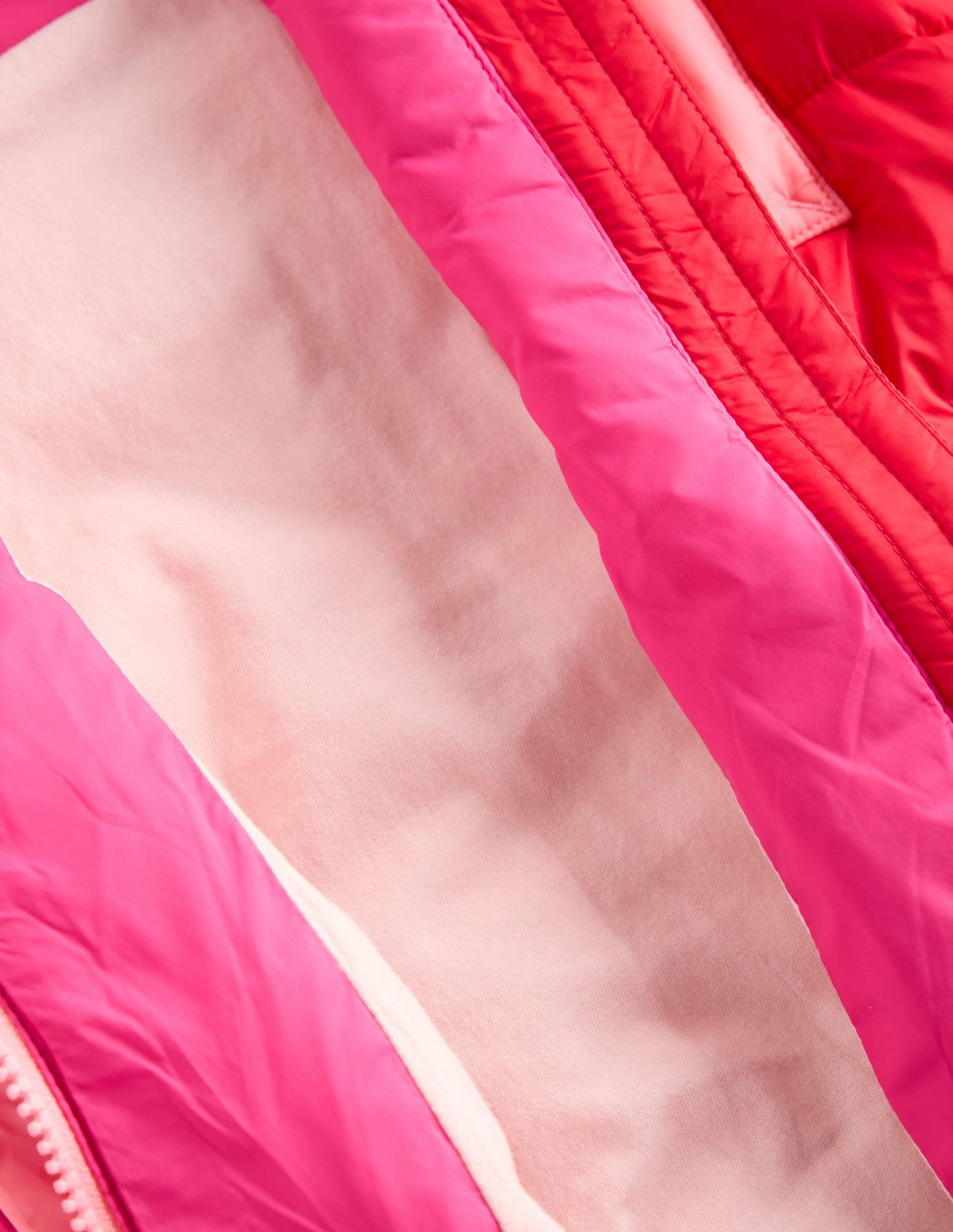 2-in-1 Borg Mix Jacket-Pink Borg Colourblock / Boden Discount