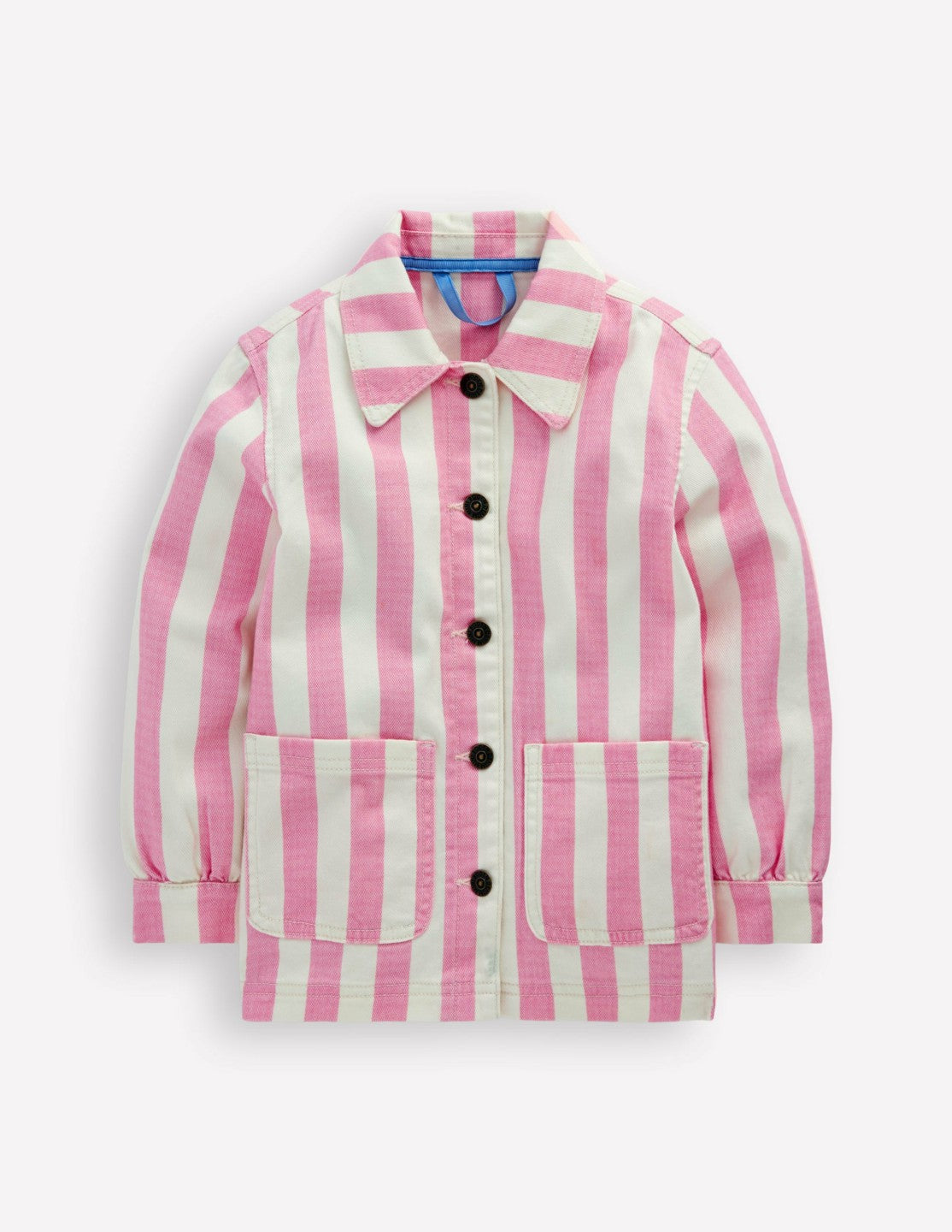 Denim Jacket-Pink Stripes / Boden On sale