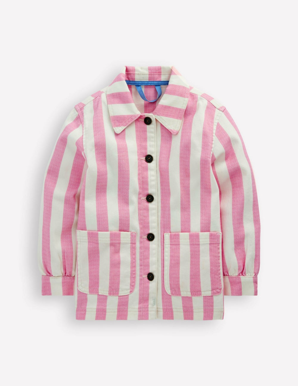 Denim Jacket-Pink Stripes / Boden On sale