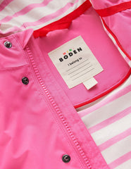 Novelty Waterproof Jacket-Sorbet Pink Monster / Boden