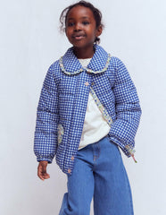 Padded Gingham Jacket-Gingham Floral Mix / Boden Sale