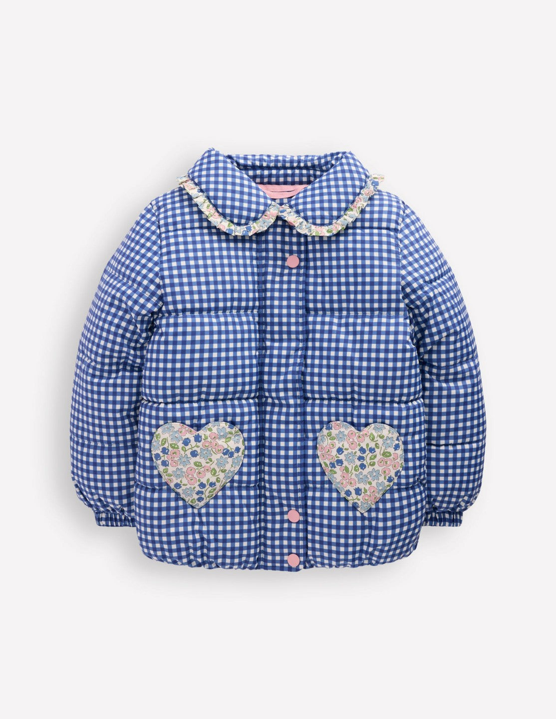 Padded Gingham Jacket-Gingham Floral Mix / Boden Sale