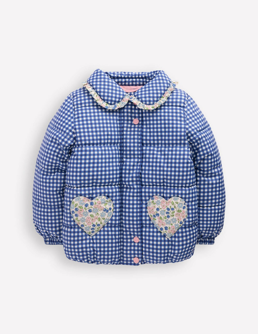 Padded Gingham Jacket-Gingham Floral Mix / Boden Sale