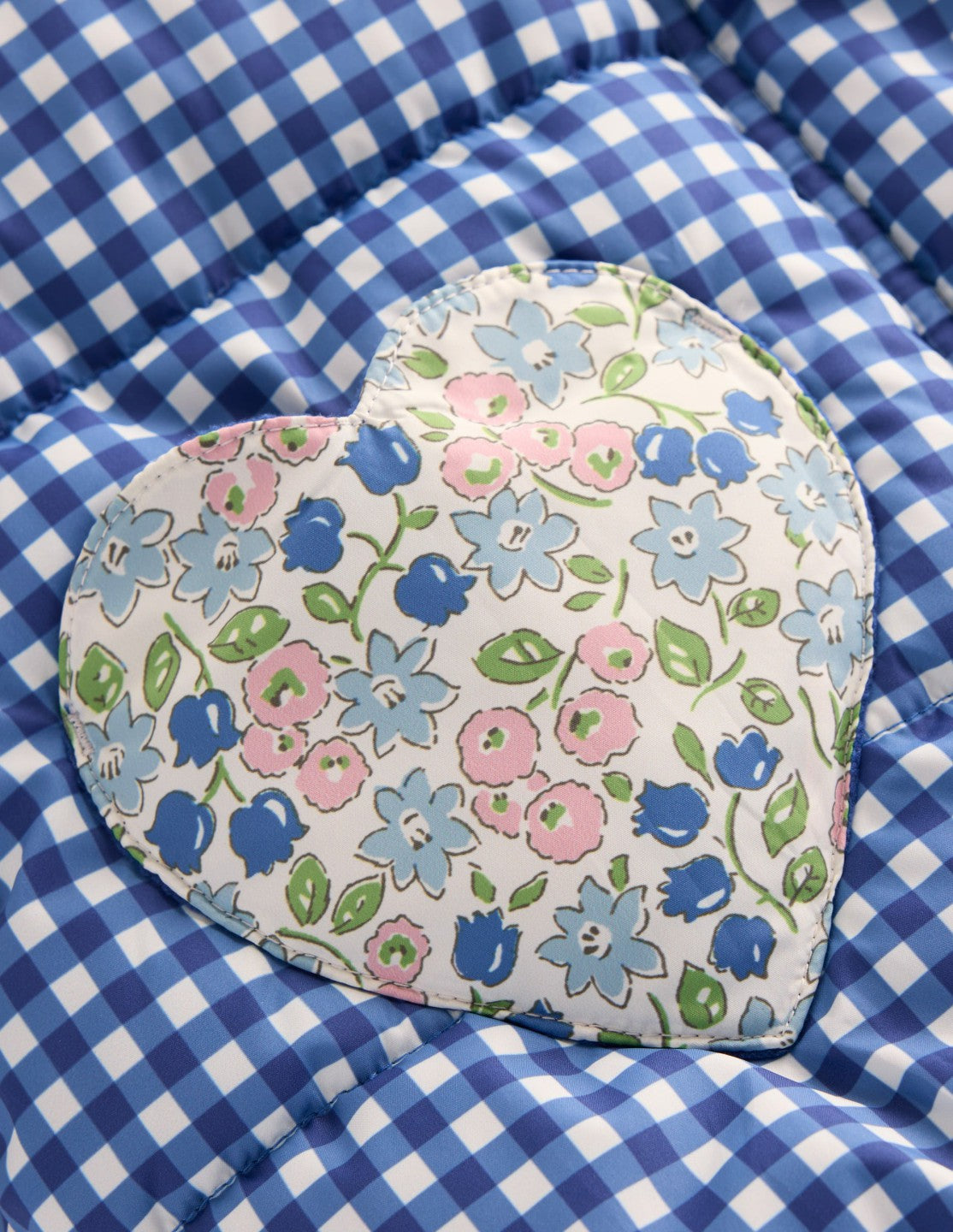 Padded Gingham Jacket-Gingham Floral Mix / Boden Sale