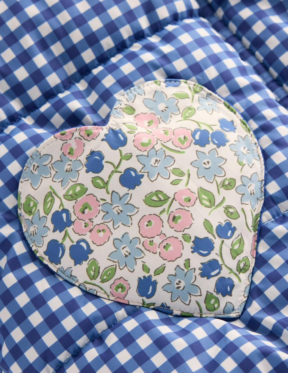 Padded Gingham Jacket-Gingham Floral Mix / Boden Sale