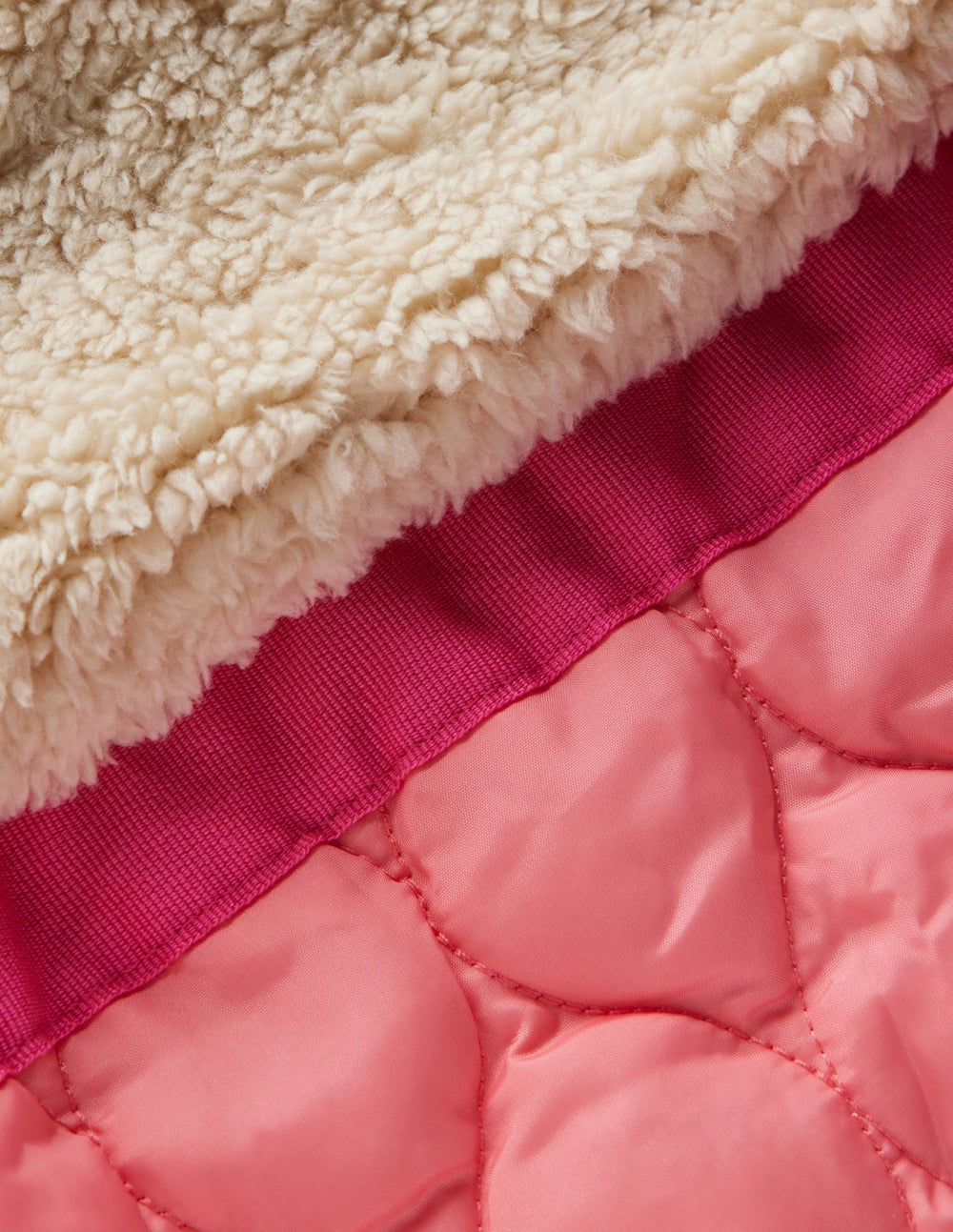 Joni Quilted Parka Coat-Blue Flower Meadow / Boden Outlet