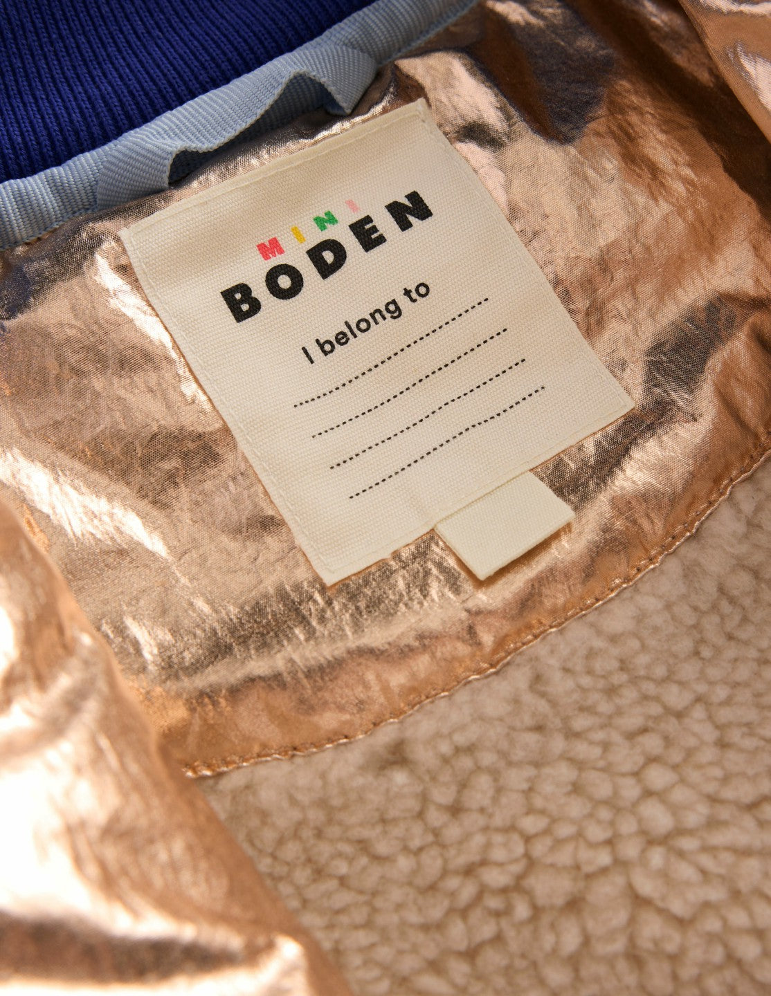 Fun Bomber Jacket-Metallic Wave / Boden us