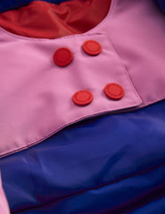 All-weather Waterproof Coat-Pink Metallic Colourblock / Boden