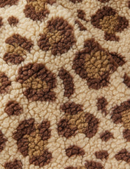 Relaxed Borg Gilet-Leopard / Boden Sale