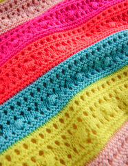 Pointelle Knitted Vest-Neon Stripe / Boden Online