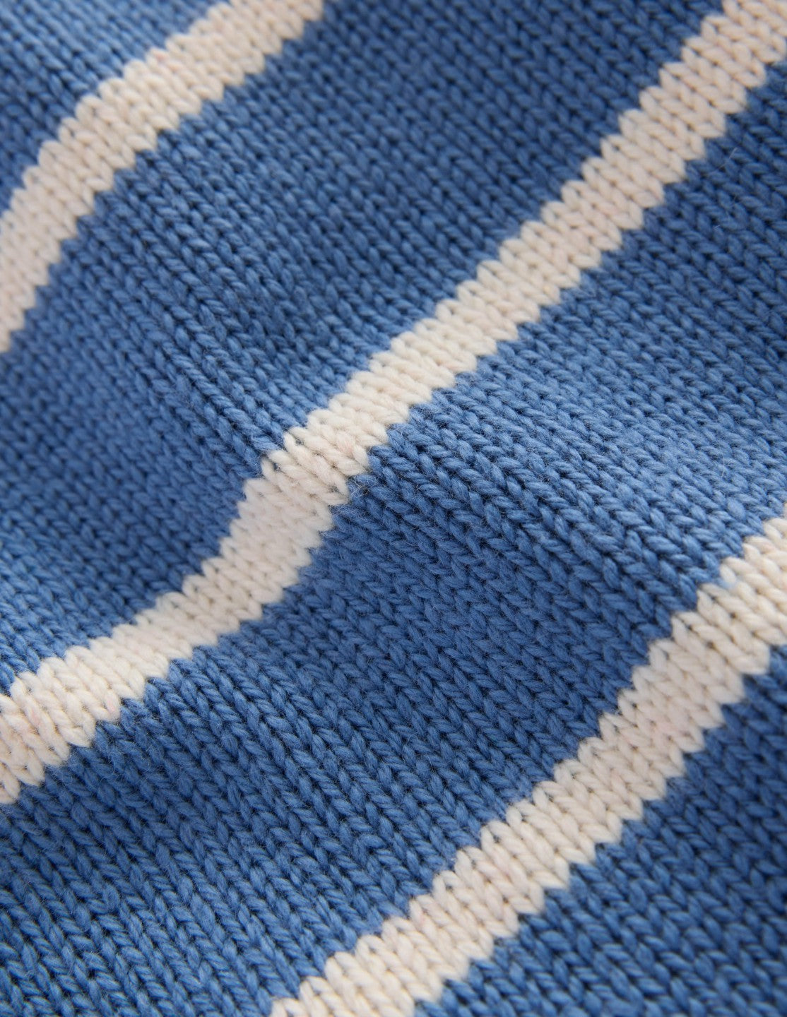 Drop Shoulder Sweater-Silve Lake Blue/Ecru Marl / Boden Sale