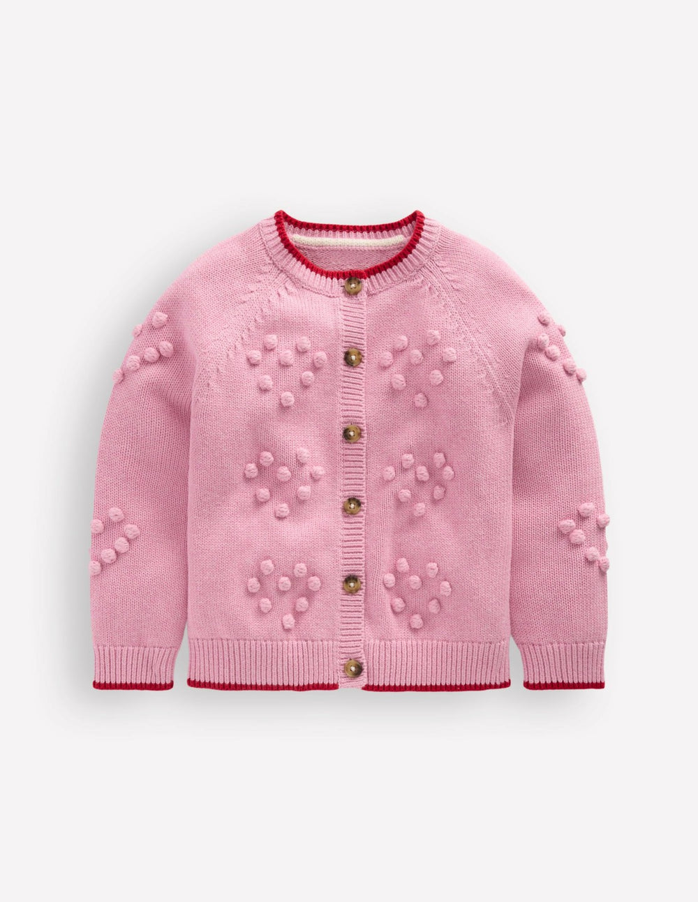Pretty Bobble Cardigan-Formica Pink / Boden Outlet