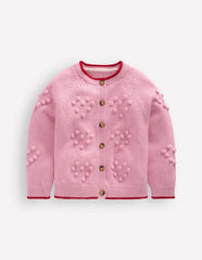 Pretty Bobble Cardigan-Formica Pink / Boden Outlet
